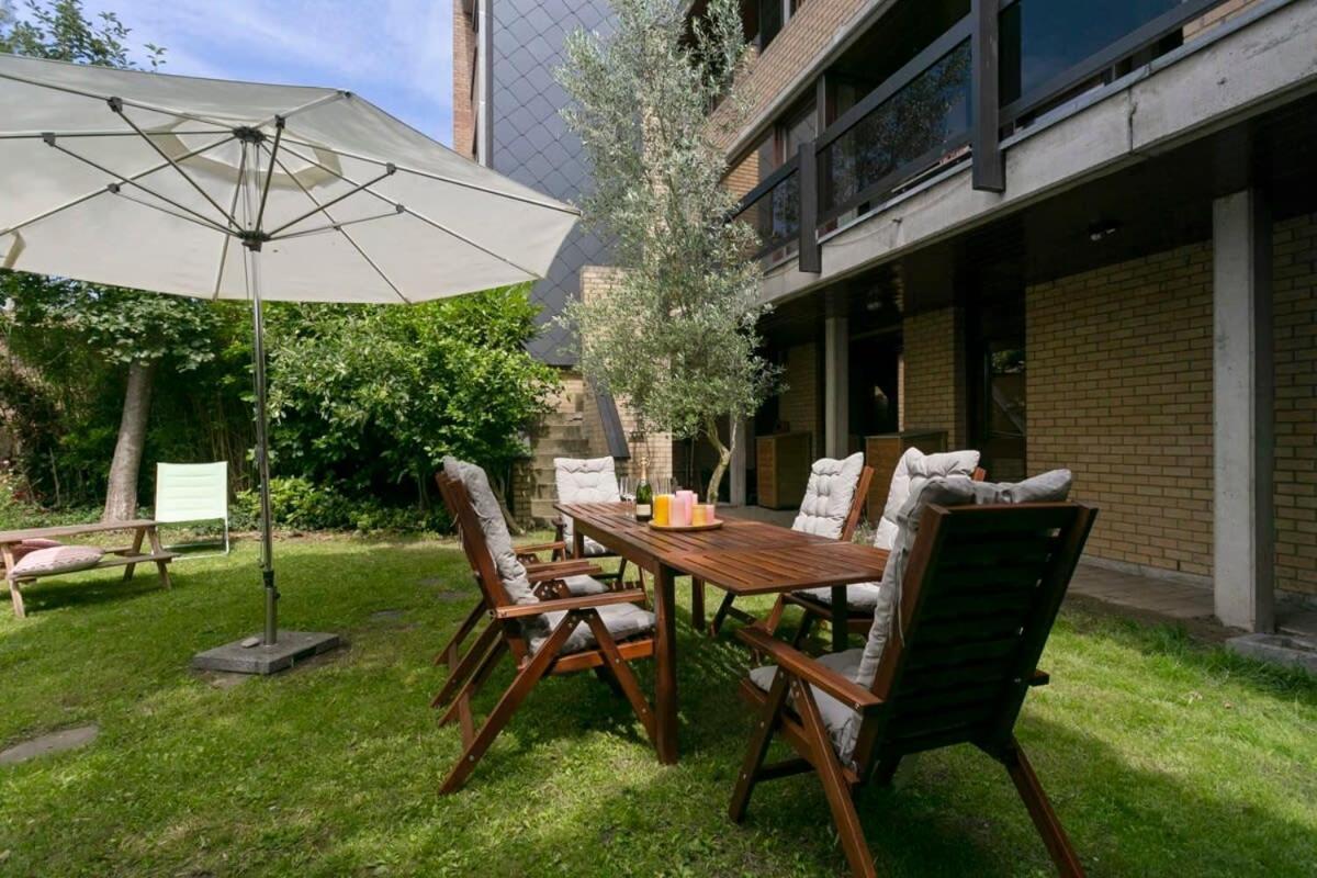 Eighties Modernist Design House With Garden Near The Beach Ostend Exterior foto