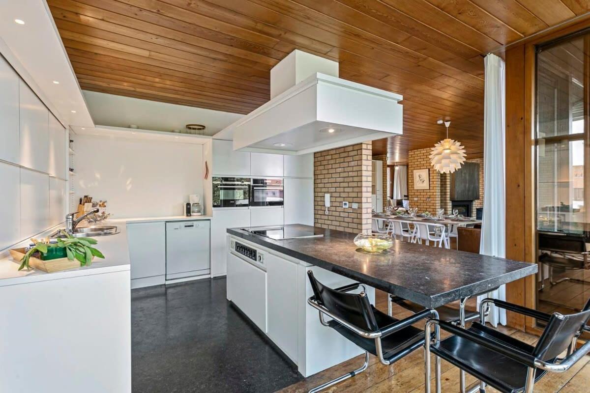 Eighties Modernist Design House With Garden Near The Beach Ostend Exterior foto