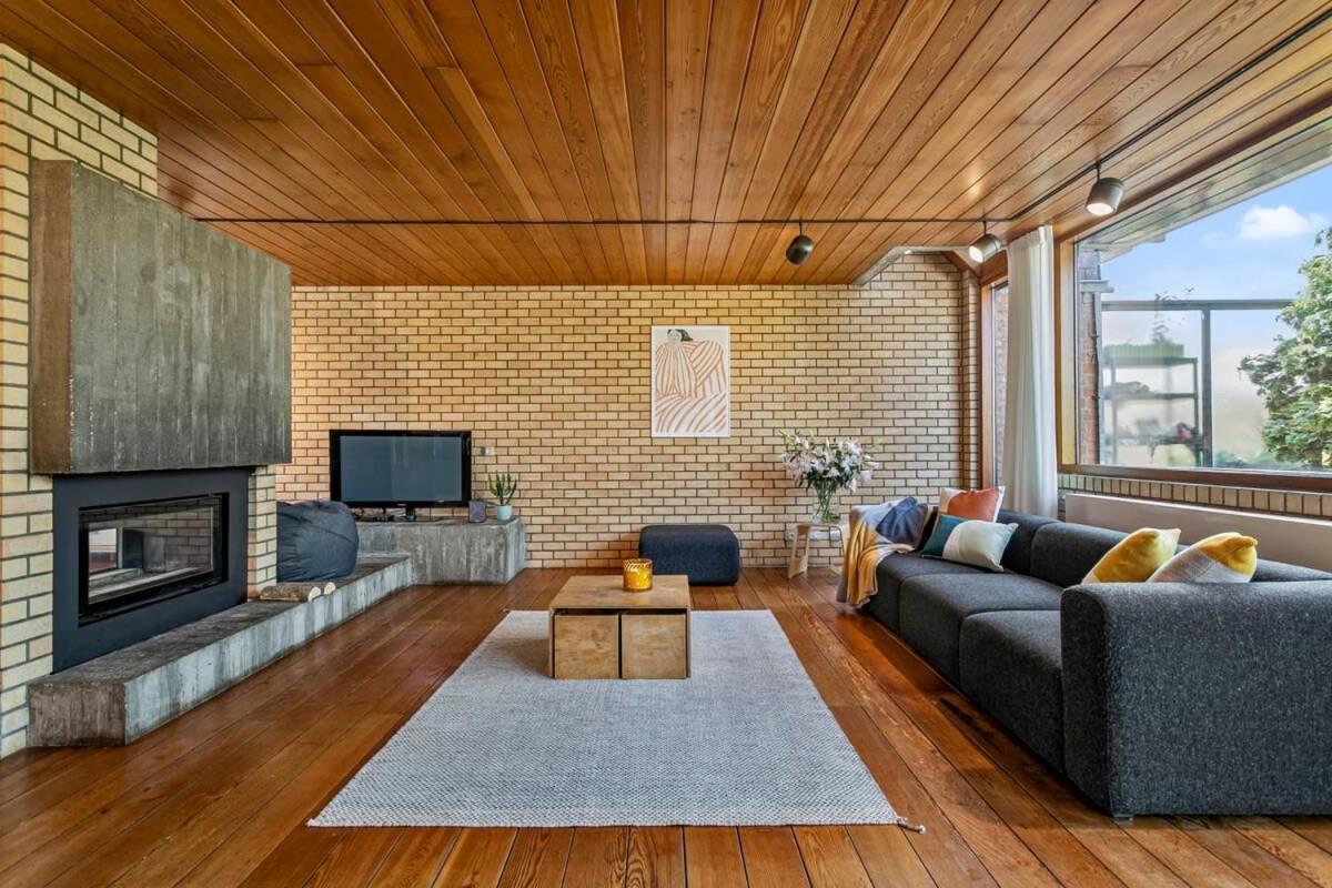 Eighties Modernist Design House With Garden Near The Beach Ostend Exterior foto