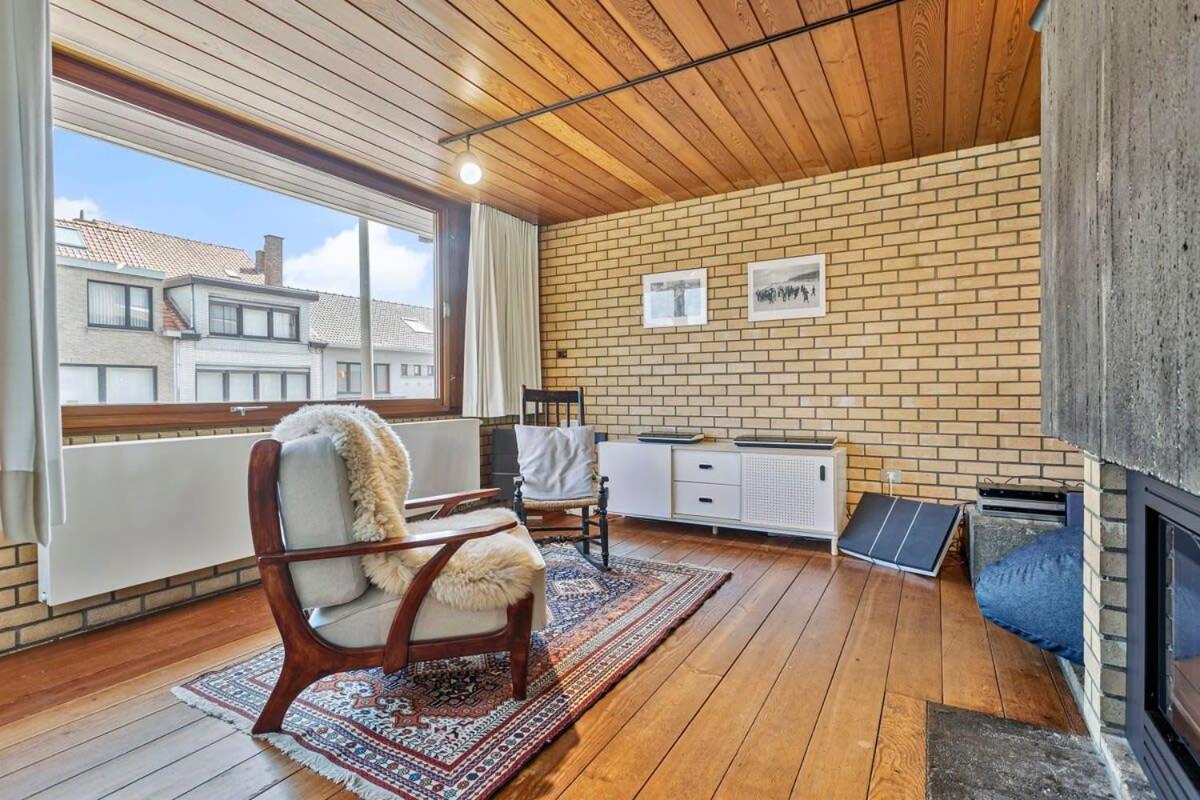 Eighties Modernist Design House With Garden Near The Beach Ostend Exterior foto